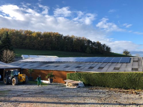 Installation autoconsommation photovoltaïque, secteur agriculture à Amplepuis (69550)
