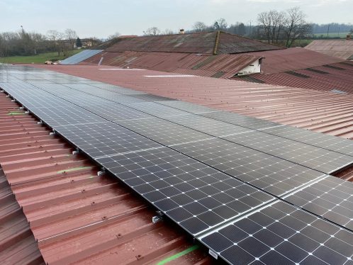 Installation autoconsommation photovoltaïque, secteur agriculture à Confrançon (01310)