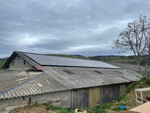 Installation autoconsommation photovoltaïque, secteur agriculture à Courzieu (69690)