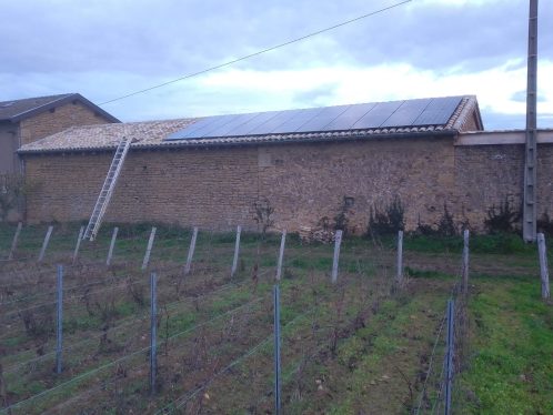 Installation autoconsommation photovoltaïque, secteur agriculture à Leynes (71570)