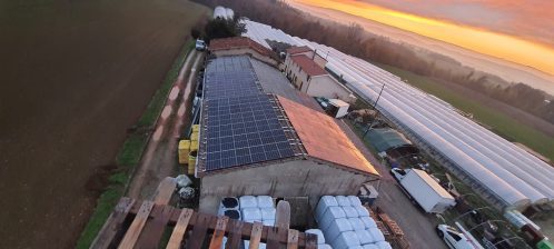 Installation autoconsommation photovoltaïque, secteur agriculture à Saint-Bardoux (26260)