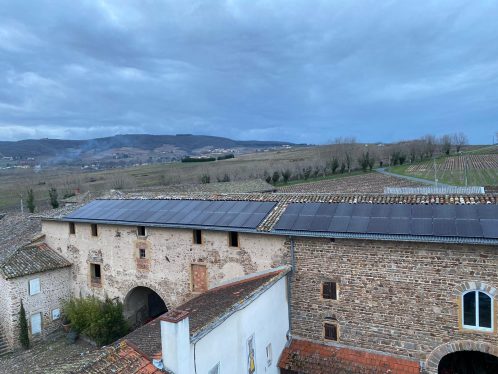 Installation autoconsommation photovoltaïque, secteur agriculture à Saint-Étienne-des-Oullières (69460)