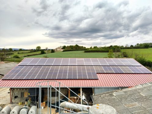 Installation autoconsommation photovoltaïque, secteur agriculture à Saint-Romain-le-Puy (42610)
