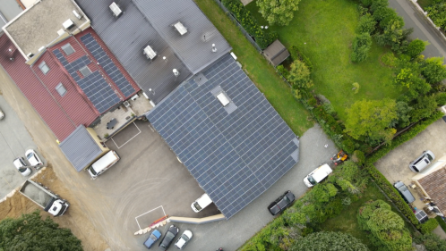 Installation autoconsommation photovoltaïque, secteur tertiaire à Limas (69400)