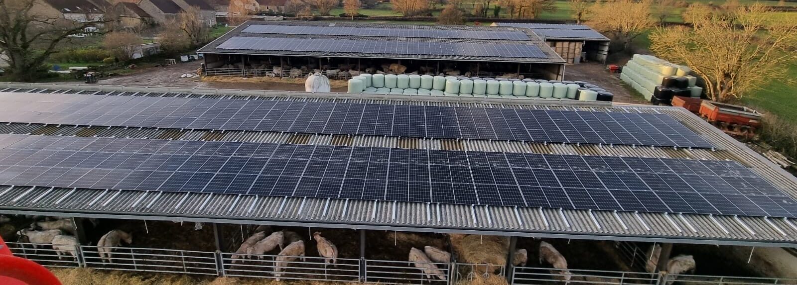 stabulation et toiture photovoltaïque
